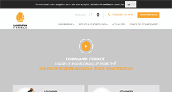 Desktop Screenshot of lohmannfrance.com