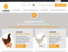 Tablet Screenshot of lohmannfrance.com